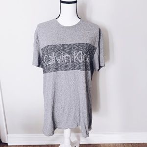 Calvin Klein Gray Short Sleeve Shirt